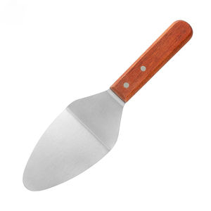 Spatule triangulaire à manche en bois, outil de pâtisserie, spatule à pizza, spatule à fromage, spatule triangulaire - Product Image 2