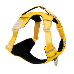 2024年版 RYXB犬用ハーネス 反射素材 防水ポリエステル製 パッド入りハンドル クイックリリース 二つのリードアタッチメント付き - Product Image 6