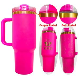 Vaso Térmico Personalizado con Logotipo de 40 oz, Recubrimiento en Polvo H2.0, Aislamiento al Vacío, Chapado en Oro y Cobre, Taza de Café, Taza de Viaje Negra y Blanca - Product Image 2