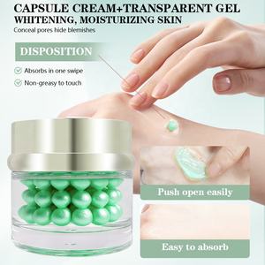 Crema <span class=keywords><strong>en</strong></span> Cápsulas Probiótica con Centella, Arbutina y Ceramida, Perlas Verdes Claras, <span class=keywords><strong>para</strong></span> Piel Sensible, Calmante, Reparadora de <span class=keywords><strong>la</strong></span> Barrera Cutánea, Antienvejecimiento Facial - Product Image 5