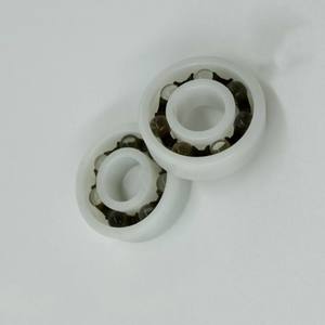 6000ไนลอนกรงแก้วบอลพลาสติก POM ร่องลึกลูกปืน<span class=keywords><strong>10x26x8</strong></span>มมความเร็วในการหมุนสูงที่มีความแข็งสูงกรงพลาสติก - Product Image 5