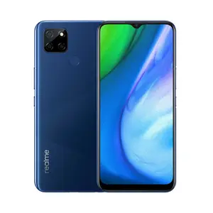 Realme v3 telemóvel 5g original, 13.0mp + 2.0mp + 2.0mp + 8.0mp 5000mah 18w carregador 6.5 "hd 8gb ram 128gb rom mediatek 720 em estoque