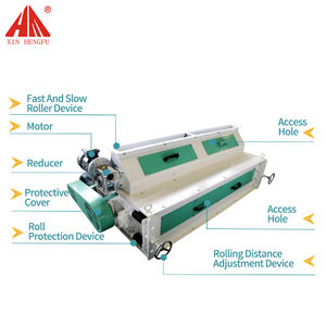 Nueva Trituradora de Pellets Eléctrica de Doble Rodillo de Alta Eficiencia, Marca Xinhengfu, Trifásica, de Acero al Carbono, para Procesamiento de Alimentos 1 - Product Image 4