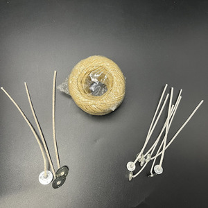 Nucleo di cera filo di cera di alta qualità 8-20cm 100 pz/pacco per la fabbricazione di candele e Ghee lampada stoppino - Product Image 1