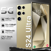 Smartphone 5G S24 Ultra à Succès Commercial, Deca Core, LTE, Écran 6,8 pouces, 12 Go + 512 Go, S-Pen, Android 13 Original, 4G 5G+WIFI