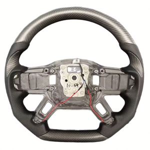 Volante de Fibra de Carbono Forjado de Fondo Plano para Land Rover Discovery 5 <span class=keywords><strong>Defender</strong></span> 2016 2017 2018 2019 2020 2021 <span class=keywords><strong>2022</strong></span> 2023 2024 - Product Image 4