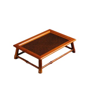 Bamboo Woven <b>Tea</b> <b>Tray</b> Rectangular Solid Bamboo Handmade Polished Finish Residential Serving <b>Tray</b> - Product Image 5