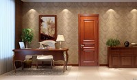 Portes en mdf ACE pour intérieur finition laquée panneau en mdf/bois massif avec poignées de porte personnalisées avec serrure portes intérieures