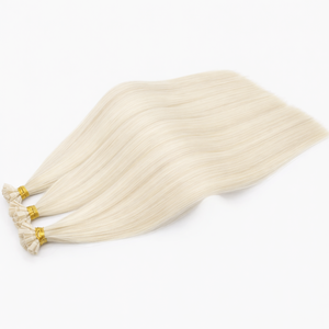 Extensions de <span class=keywords><strong>cheveux</strong></span> en kératine blond platine, pointe plate, <span class=keywords><strong>cheveux</strong></span> humains Remy, lisses, <span class=keywords><strong>cheveux</strong></span> professionnels de salon - Product Image 3