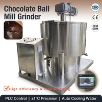 Machine à broyer les chocolats en vrac de type vertical, en acier inoxydable 304, pour la fabrication de liqueur de cacao et de chocolat, certifiée CE, garantie 1 an