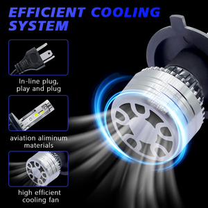 Nouvelle Conception Ampoule de Phare LED L35 H1/H3/H4/H7/H8/H11/9005/9006/HB3 120W 14000LM 6000K 12V Remplacement Universel pour Voiture - Product Image 5