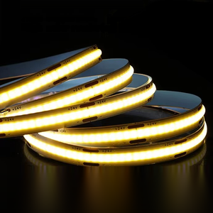 Bande LED COB sans scintillement, haute luminosité, 12V 24V, dimmable, flexible, lumière linéaire 480D pour la décoration domestique et commerciale - Product Image 1