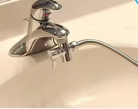 Ensemble de pulvérisateur de bidet moderne haut de gamme en acier inoxydable, brosse WC portative, Shattaf, écologique, pour salle de bain facile