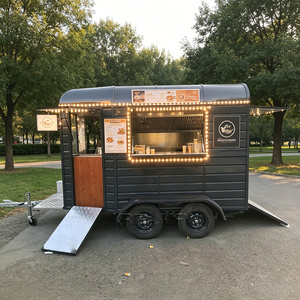 Premium Horse <b>Box</b> With Prep Area Display Window For Festivals And Mobile Dining Street Food Cart - Product Image 3