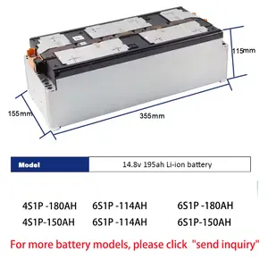 Prix de gros d'usine 14.8v nissan leaf byd module de batterie catl 4s1p 180ah module de batterie lithium-ion