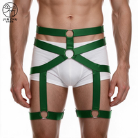 JINZHU Harnais exotique sexy pour homme, tenue à découpes, bandage ajustable, sous-vêtements érotiques pour hommes