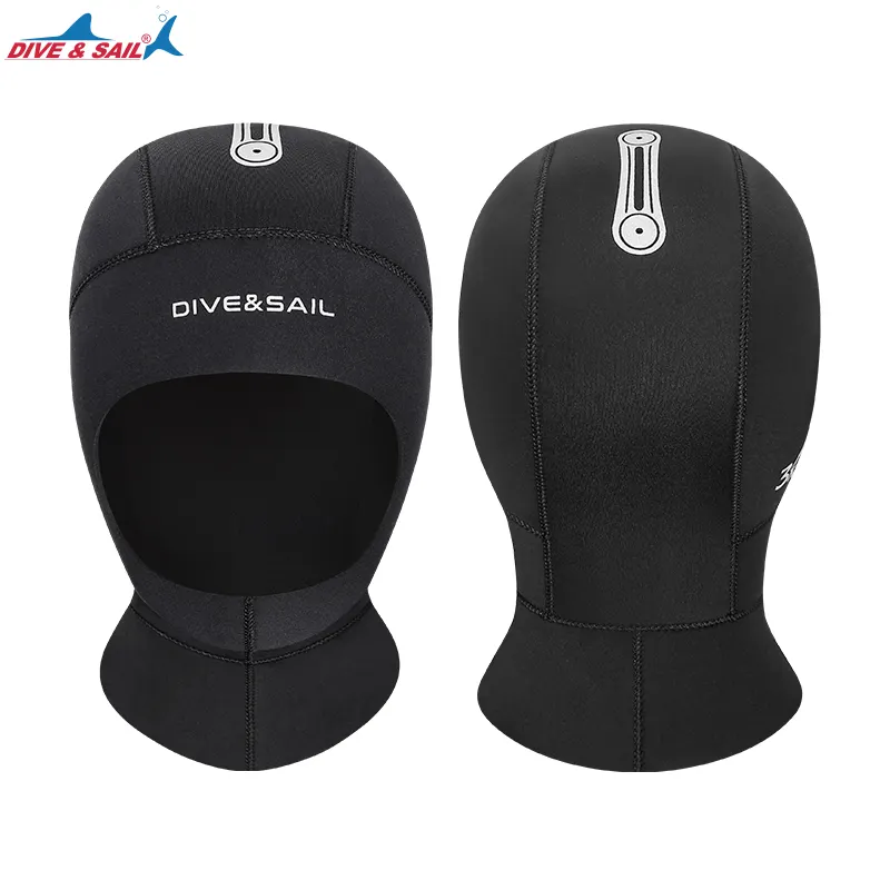 DIVE&SAIL Super Stretch 3mm CR Neoprene Diving Hood Water Sports Cold Proof Hat Keep Warm Spearfishing Snorkeling Diving Hoods