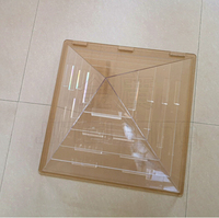 Großhandel 4mm Klar Plexiglas/Acryl/Kunststoff Pyramide Für Kuchen