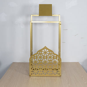 Support de prière et de Coran islamique en métal, Organisateur de tapis de prière musulman moderne, Cadeau de l'Aïd pour mosquée - Product Image 2