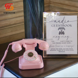 Smooth Recording Rotary Phone Audio Guest Book Phone <b>Wedding</b> Rotary Phone <b>Wedding</b> Message Recording Retro Audio Guestbook - Product Image 3