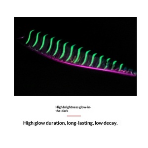 เหยื่อตกปลาทะเลแบบจิ๊ก เหยื่อเหล็กแผ่น สำหรับปลาแมคเคอเรลสเปน ตัวเบ็ดลวดเหล็กเรืองแสงในที่มืด ตกปลาแบบสั่นเร็ว ตกปลาจากเรือ - Product Image 4
