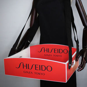 Bandejas de madera para aperitivos con correa, bandeja Usherette original con estampado, bandeja para servir fiestas nocturnas de cine, portador de palomitas de maíz Usherette - Product Image 4