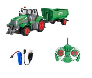 DWI Dowellin 1/24 camión <span class=keywords><strong>profesional</strong></span> <span class=keywords><strong>RC</strong></span> modelo 4 canales <span class=keywords><strong>RC</strong></span> tractor agrícola 27Hz camión agrícola con luz - Product Image 2