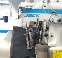 Machine à surjet Jack E4S à 4 fils Machine à coudre industrielle à surjet à point réglable légère et lourde