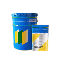 Adhésif polyuréthane liquide transparent à base de solvant, double composant, qualité export, pour l'emballage et le laminage de films plastiques