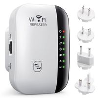 Amplificador de Señal Personalizado Booster Wi-Fi Punto de Acceso Repetidor WLAN 300mbps Repetidor Wifi Inalámbrico 2.4G