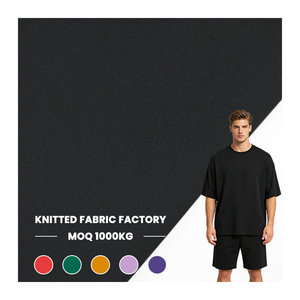 Tissu en nylon spandex extensible de haute qualité, échantillon gratuit de tissu en nylon élasthanne tricoté, tissu double tricoté - Product Image 1
