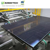 Paneles solares de alta eficiencia 440W 450W stock de Europa paneles solares negros completos de 440W