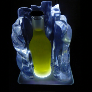 Customizable LED Bottle Glorifier Display Stand Glowing Whisky and Champagne Bottle Holder for <b>Bar</b> and Eve - Product Image 1