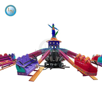 Machine à sauter d'amusement en acier et fibre de verre Lino, prix usine, pour usage extérieur/intérieur, écoles et centres commerciaux, capacité 30 personnes