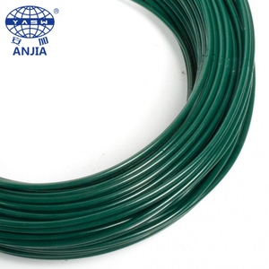 Venta al por mayor de plástico <span class=keywords><strong>PVC</strong></span> PE <span class=keywords><strong>recubierto</strong></span> de <span class=keywords><strong>alambre</strong></span> de hierro <span class=keywords><strong>galvanizado</strong></span> 1,6mm-2,5mm cuerda de <span class=keywords><strong>alambre</strong></span> - Product Image 4