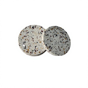 Dessous de verre à thé Offre Spéciale Terrazzo sous-verres ensemble tapis et coussin antidérapant tasse à thé caboteur vaisselle utilisation pour hôtel Restaurant bureau maison - Product Image 1