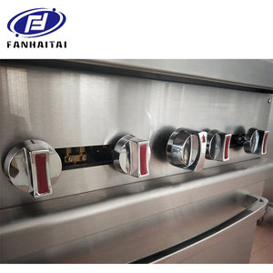 cuisinière <span class=keywords><strong>Mixte</strong></span> Américain gamme commerciale cuisinière à gaz 4 brûleurs cuisinière plaques chauffantes <span class=keywords><strong>avec</strong></span> fours standard - Product Image 5