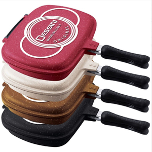 Chảo rán hai mặt vuông khay nướng bánh pancake chống dính cho nhà bếp - Product Image 1