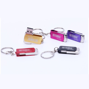 Clé USB personnalisée avec logo en métal, style mini-stylo, USB 2.0, mémoire flash multi-capacités, cadeau promotionnel d'entreprise - Product Image 1