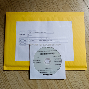 Sql máy chủ 2019 2022 STD Ent Core Cal đời trực tuyến kích hoạt SQL máy chủ Tiêu chuẩn/doanh nghiệp 2019 2022 DVD OEM gói - Product Image 3