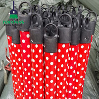 Portable PVC Eucalyptus Poteau En Bois Balai D'herbe Caractéristique Souple Philippine Stick Maker avec Flower Design