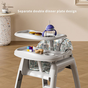 Chaise haute pour bébé en plastique de haute qualité, fonction de sécurité, chaise haute pour nourrissons et tout-petits âgés de 0 à 12 mois - Product Image 4