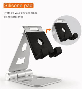 Wholesale Cheap Aluminum Phone Mount Desk Phone Mount Holder Hinge Adjustable Metal <b>Tablet</b> Holder <b>Stand</b> - Product Image 6