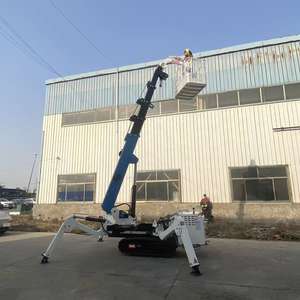 Grúa <span class=keywords><strong>Araña</strong></span> Todoterreno con Canastilla Suspendida para Operaciones en Altura con Personal, Venta Directa de Fábrica con Certificación CE - Product Image 6