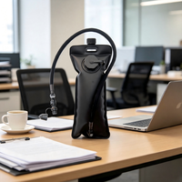 Bouteille d'eau de 1L en TPU de qualité alimentaire, étanche, avec poche à eau et couvercle de tube détachable, écologique et durable pour l'extérieur