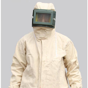 ชุดป้องกันรังสีกันน้ำแบบชิ้นเดียวสำหรับงานกลางแจ้ง ยี่ห้อ Shichiku สำหรับงานพ่นทราย - Product Image 4