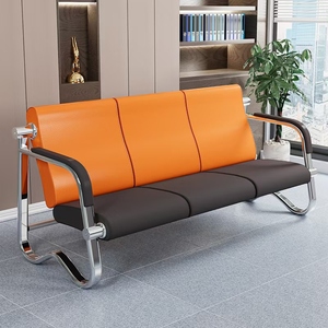 Sofá de espera para salón de belleza, sillón largo, sofá multiplaza, precio de fábrica al por mayor - Product Image 2