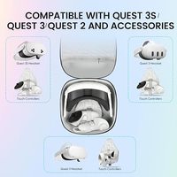 Étui de transport rigide pour casque VR Meta Quest 3S/Quest 3/Oculus Quest 2