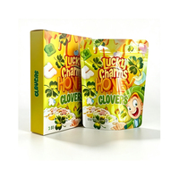Sachet d'emballage Mylar personnalisé 3,5g en gros, pochette Mylar douce au toucher, refermable, en plastique laminé, forme portable, avec boîte