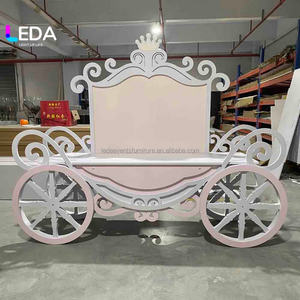 LEDA Vente flash Chariots de présentation de bonbons en PVC avec roues pour mariages, baby showers, anniversaires, fêtes - Product Image 2